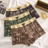 Men's Underwear silk Brief Boxers Breathable Comfortable Boxers